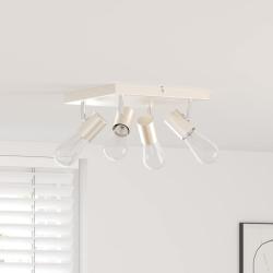 Spot de plafond Nickel 26,5 x 26 x 11,5 cm M&eacute;tal