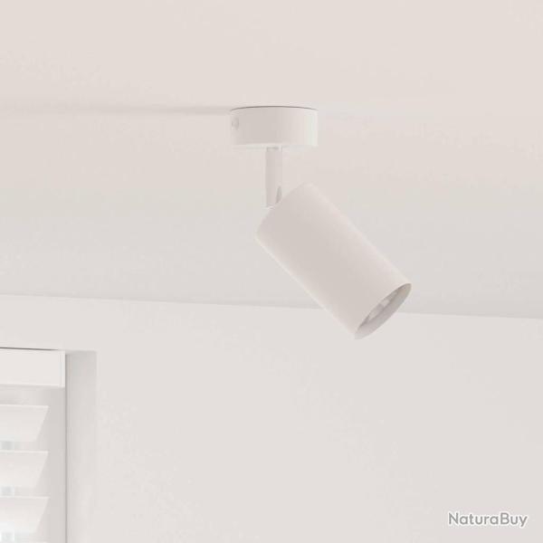 Spot de plafond avec des projecteurs Blanc 6 x 6 x 16 cm M�tal