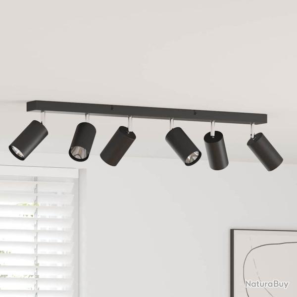 Spot de plafond avec des projecteurs Noir 73 x 6 x 16 cm M�tal