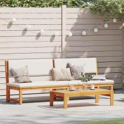 Transat Huile Naturelle 200 x 57 x 75cm Bois d'acacia massif