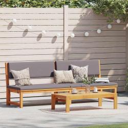 Transat Huile Naturelle 200 x 57 x 75cm Bois d'acacia massif