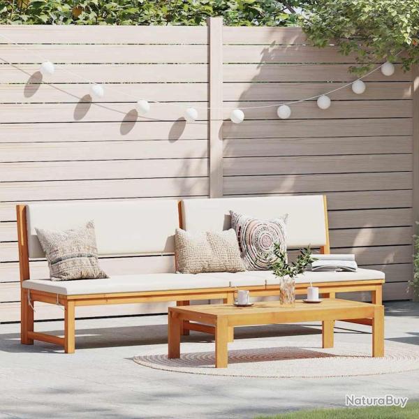 Transat Huile Naturelle 200 x 57 x 75cm Bois d'acacia massif