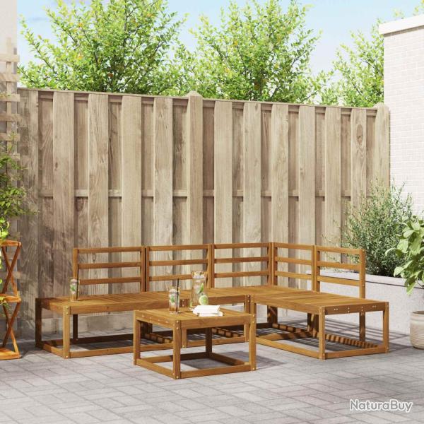 Ensemble de canap�s d'ext�rieur 5 Pi�ce Naturel