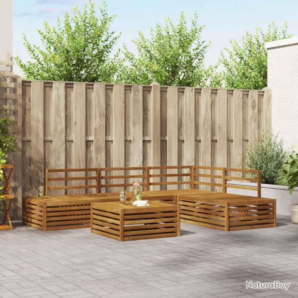 Ensemble de canap�s d'ext�rieur 5 Pi�ce Naturel