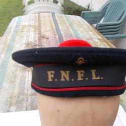 bachi marine nationale l&eacute;g&eacute;nd&eacute; FNFL,matricul&eacute;,tres bon &eacute;tat