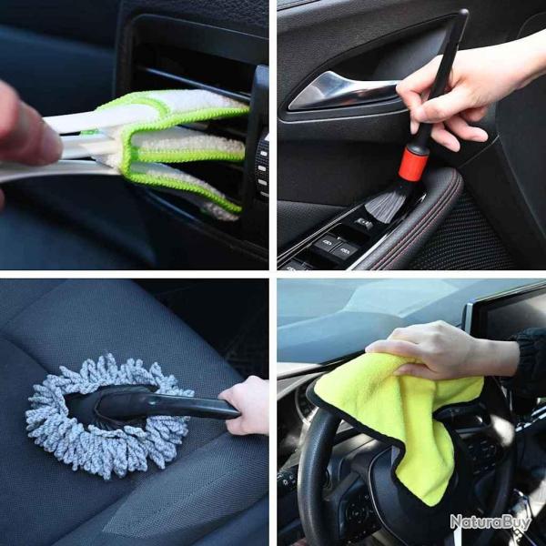 Set de brosses pour voiture Multicolore polyrotin