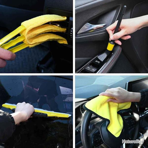 Set de brosses pour voiture Multicolore polyrotin