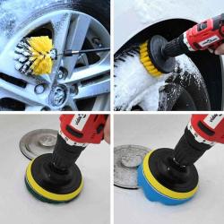 Set de brosses pour voiture Multicolore polyrotin