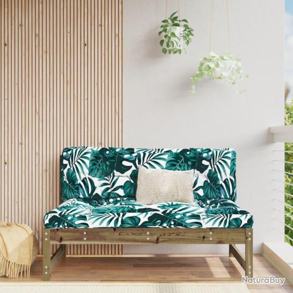 Canap� central de jardin 120x80 cm bois de pin impr�gn�