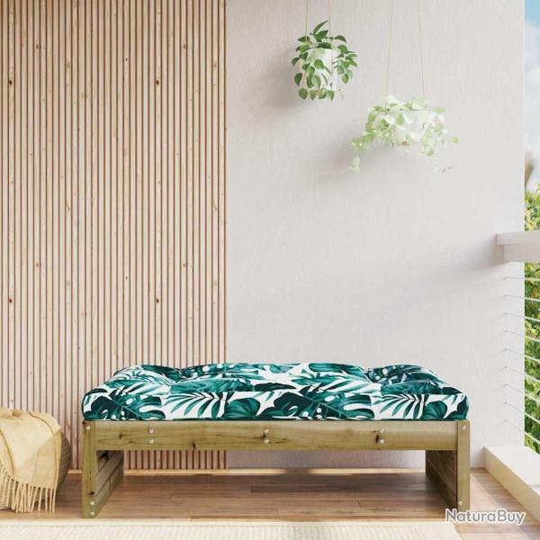 Repose-pied de jardin 120x80 cm bois de pin impr�gn�