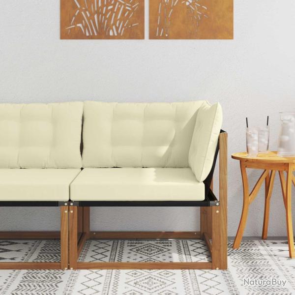 Canap� d'angle ext�rieur Bois d'Acacia Massif Naturel