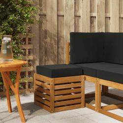 Banc de jardin Bois d'Acacia Massif Naturel