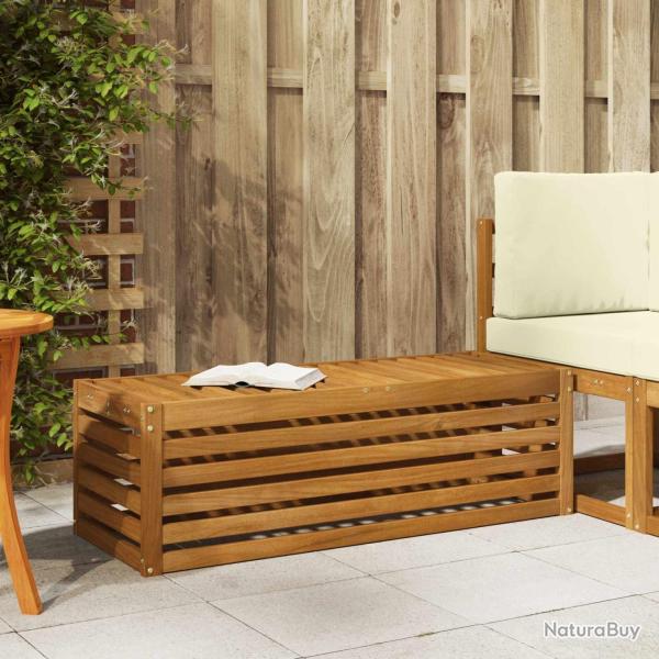 Banc de Jardin Naturel 115 x 43 x 37 cm Bois d'Acacia Massif