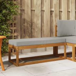 Banc de Tabouret Gris Naturel et Clair 115 x 43 x 37 cm