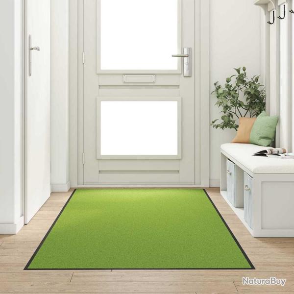 Tapis d'entr�e Autre Vert et Noir 120 x 250 cm Polyamide et PVC