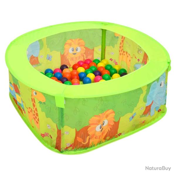 Piscine � balles avec 50 balles pour enfants 75x75x32 cm