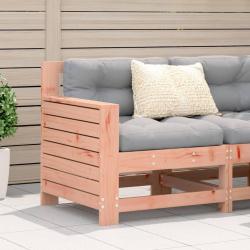 Canap&eacute; de jardin accoudoir 69x62x70,5 cm bois massif douglas