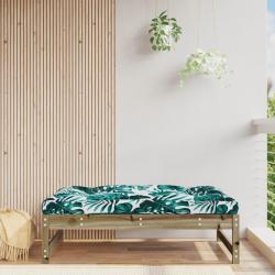 Repose-pied de jardin 120x80 cm bois de pin impr&eacute;gn&eacute;