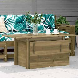 Table de jardin 100x50x75 cm bois de pin impr&eacute;gn&eacute;