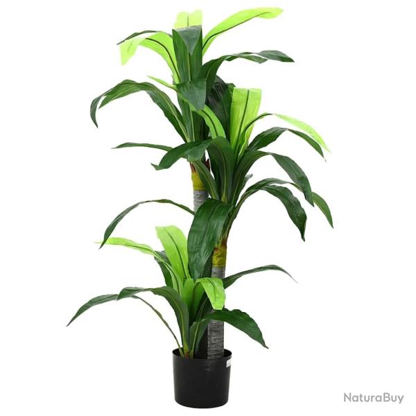 Arbre artificiel dracaena 36 feuilles 120 cm vert