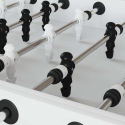 Joueurs de table de baby-foot 24 pcs Noir et Blanc HIPS