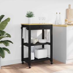 Chariot de cuisine MONZA Noir 60 x 40 x 88,5 cm