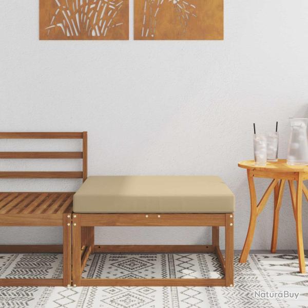 Pouf d'Ext�rieur Bois d'Acacia Massif Naturel