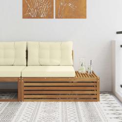 Canap&eacute; d'ext&eacute;rieur extr&eacute;mit&eacute; Naturel 115 x 83 x 73 cm