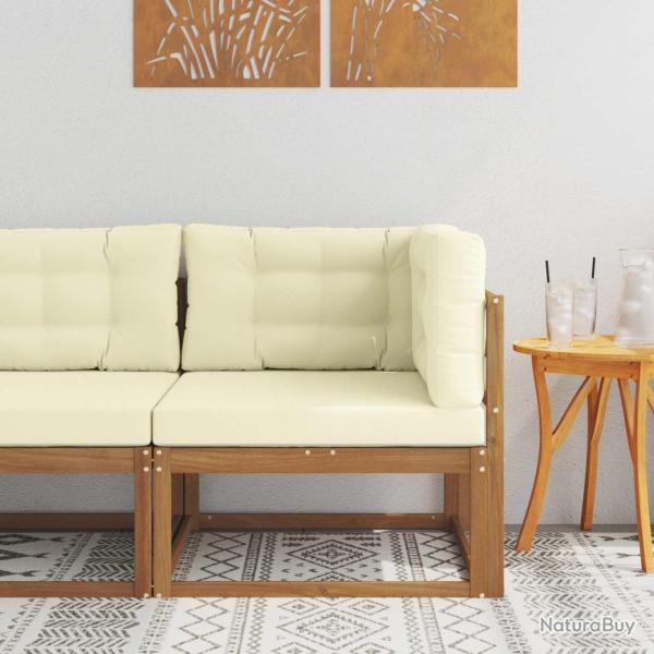 Canap� d'angle ext�rieur Bois d'Acacia Massif Naturel