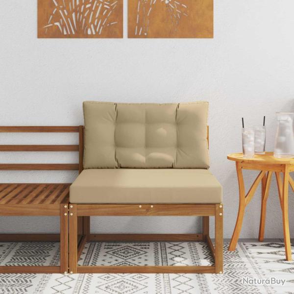 Sofa de milieu ext�rieur Bois d'Acacia Massif Naturel