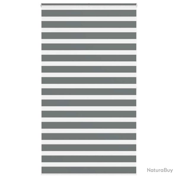 Store z�bre gris fonc� largeur du tissu 130,9 cm polyester