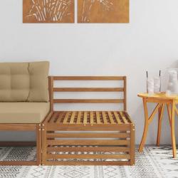 Sofa de milieu ext&eacute;rieur Bois d'Acacia Massif Naturel