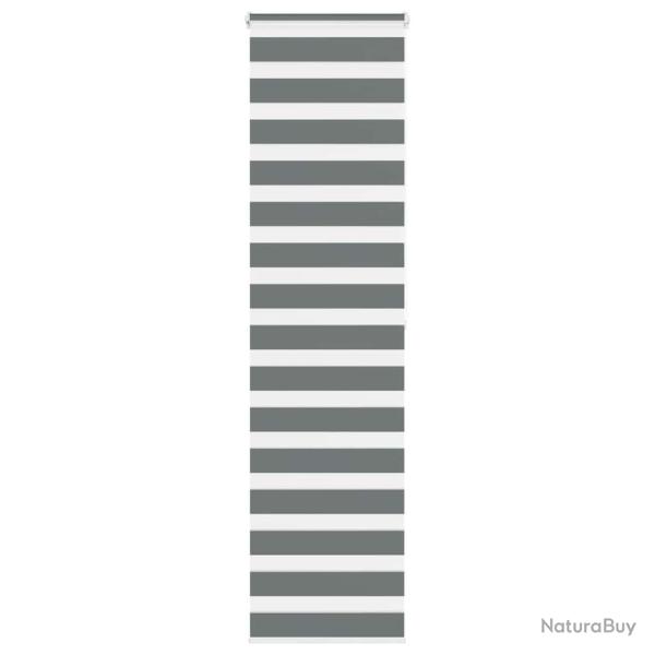 Store z�bre gris fonc� largeur du tissu 60,9 cm polyester