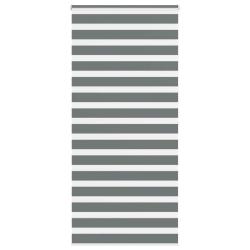 Store z&egrave;bre gris fonc&eacute; largeur du tissu 105,9 cm polyester