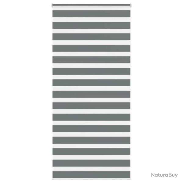 Store z�bre gris fonc� largeur du tissu 105,9 cm polyester
