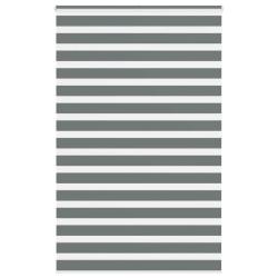 Store z&egrave;bre gris fonc&eacute; largeur du tissu 140,9 cm polyester