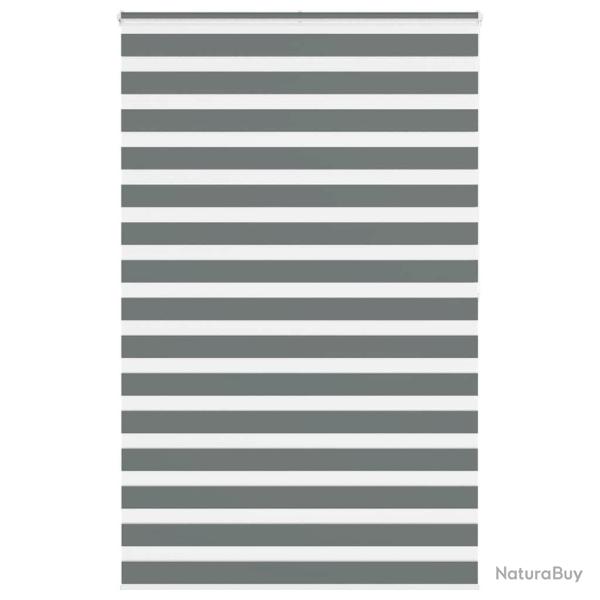 Store z�bre gris fonc� largeur du tissu 140,9 cm polyester