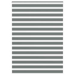 Store z&egrave;bre gris fonc&eacute; largeur du tissu 160,9 cm polyester