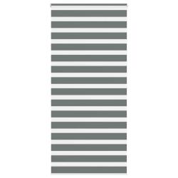 Store z&egrave;bre gris fonc&eacute; largeur du tissu 95,9 cm polyester