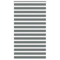 Store z&egrave;bre gris fonc&eacute; largeur du tissu 120,9 cm polyester