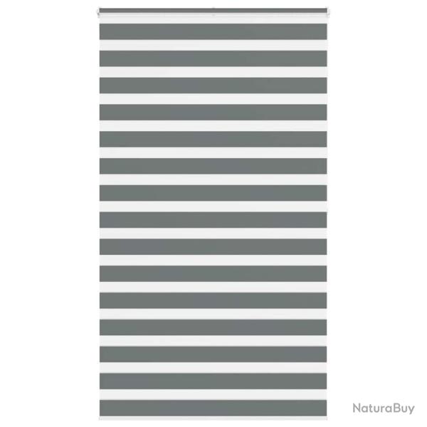 Store z�bre gris fonc� largeur du tissu 120,9 cm polyester