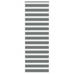 Store z&egrave;bre gris fonc&eacute; largeur du tissu 85,9 cm polyester