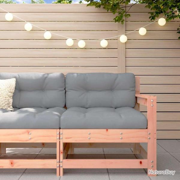 Chaise de jardin avec coussins bois massif douglas