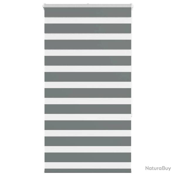 Store z�bre gris fonc� largeur du tissu 80,9 cm polyester