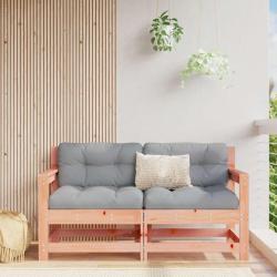 Chaises de jardin avec coussins lot de 2 bois massif douglas