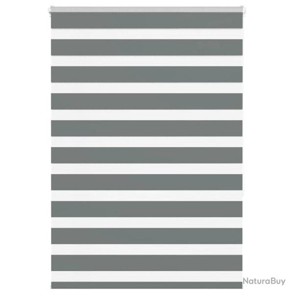 Store z�bre gris fonc� largeur du tissu 110,9 cm polyester