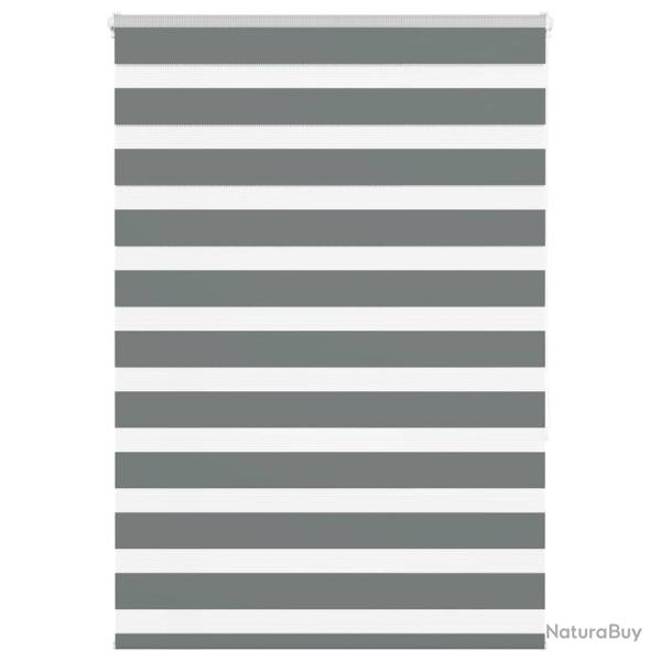 Store z�bre gris fonc� largeur du tissu 105,9 cm polyester