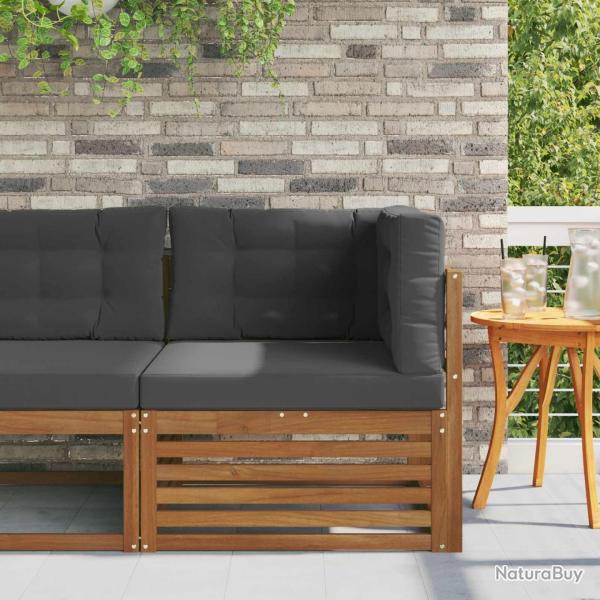 Canap� d'angle ext�rieur Bois d'Acacia Massif Naturel