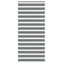 Store z&egrave;bre gris fonc&eacute; largeur du tissu 100,9 cm polyester