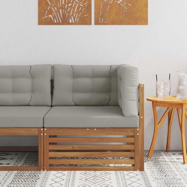 Canap� d'angle ext�rieur Bois d'Acacia Massif Naturel